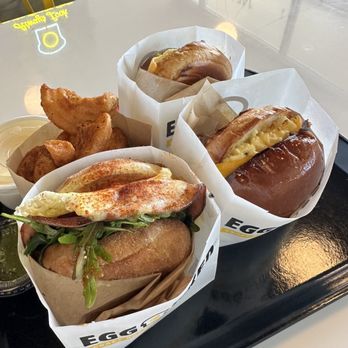Eggbred - Egg and cheese and Ben Franklin And breaded potatoes - Breakfast & Brunch Near Me - La Habra, California
