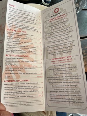 Menu photo 5 White + Wong's Auckland, AUK Menu photo 5 White + Wong's Auckland, AUK