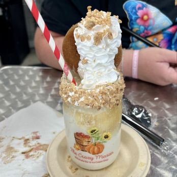 The Crazy Mason Milkshake Bar - Apple Cider Donut Float. - Ice Cream & Frozen Yogurt Near Me - Gatlinburg, Tennessee The Crazy Mason Milkshake Bar - Apple Cider Donut Float. - Ice Cream & Frozen Yogurt Near Me - Gatlinburg, Tennessee