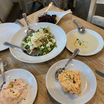 Aliada - Salad, Tahini, Kopanisti, Taramosalata & Tzatziki - Greek Near Me - Astoria, New York