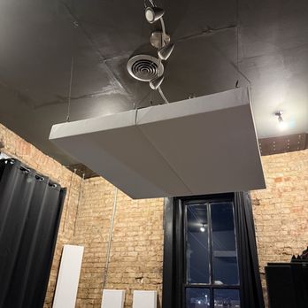 Buried Dreams - Sound engineering room with ceiling cloud - Session Photography Near Me - Dallas, Texas