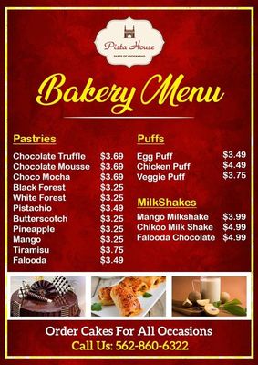 Menu photo 8 Pista House Artesia, CA