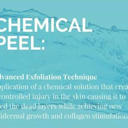 Melissa Hammonds Aesthetics - Chemical peels help get rid of lines, wrinkles, acne, acne scars, uneven skin tone/texture and hyperpigmentation (sun damage).