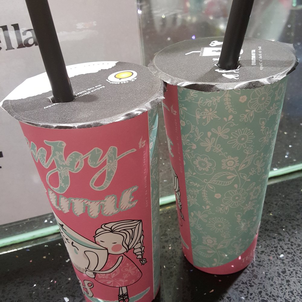 Tea Shop Express - Peach Green Tea with Pearls - Bubble Tea Near Me - Sydney, NSW Tea Shop Express - Peach Green Tea with Pearls - Bubble Tea Near Me - Sydney, NSW