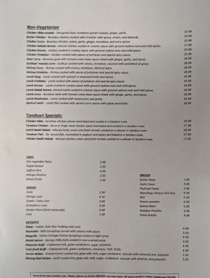 Menu photo 1 Mint Leaf Indian Bistro Salem, OR