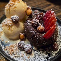 The lava cake is gluten free and so good!