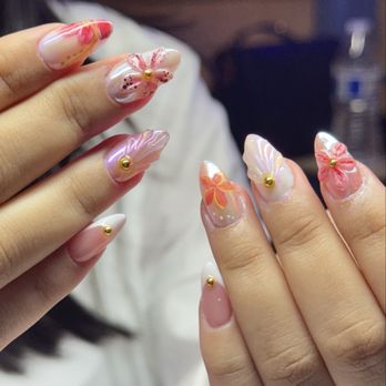JenJen Nails - Floral nails - Nail Technicians Near Me - Honolulu, Hawaii JenJen Nails - Floral nails - Nail Technicians Near Me - Honolulu, Hawaii