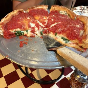 Olde Town Pizzeria - Deep dish spinach pizza - Pizza Near Me - Brandon, Florida