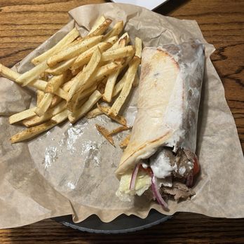 Greek House - Traditional gyro and fries - Greek Near Me - Searcy, Arkansas