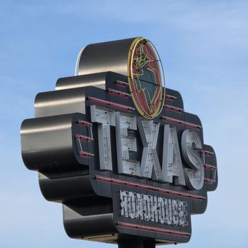 Texas Roadhouse - Close-up of the restaurant's sign. - Barbeque Near Me - Roanoke, Virginia Texas Roadhouse - Close-up of the restaurant's sign. - Barbeque Near Me - Roanoke, Virginia