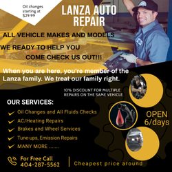 Lanza Auto services