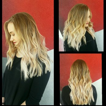 The Colourbar Salon - Gorgeous chestnut roots melting to a perfect platinum blonde on the ends - Hair Salons Near Me - Kearney, Nebraska