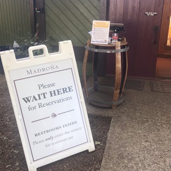 Madrona Vineyards - Check in - Wineries Near Me - Camino, California