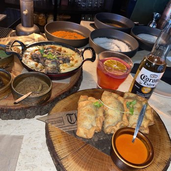 dLeña - Lobos empanadas ($13ish wagyu beef - ask for them! Not in menu) ... queso fonditi ($16) and drinks - Mexican Near Me - Washington, DC, District of Columbia dLeña - Lobos empanadas ($13ish wagyu beef - ask for them! Not in menu) ... queso fonditi ($16) and drinks - Mexican Near Me - Washington, DC, District of Columbia