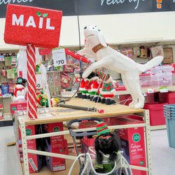 Big Lots - Cool outdoor lawn ornaments available and it's a puppy too!!