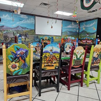 La Pasadita - children's chairs and paintings - Mexican Near Me - Gainesville, Florida
