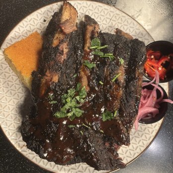 Oak & Ember - Bbq beef rib- 7/10. Very seasoned, I just don't like beef ribs very much personally - Halal Near Me - Ontario, California Oak & Ember - Bbq beef rib- 7/10. Very seasoned, I just don't like beef ribs very much personally - Halal Near Me - Ontario, California