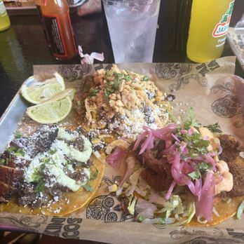 Talkin' Tacos Wynwood - Bang Bang Shrimp Taco, Caribbean Carne Taco, Southwest Chicken Taco - Tacos Near Me - Miami, Florida