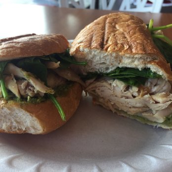 Puffect Bakery Cafe - Chicken Pesto Panini ($6.95) - Desserts Near Me - Walnut, California Puffect Bakery Cafe - Chicken Pesto Panini ($6.95) - Desserts Near Me - Walnut, California