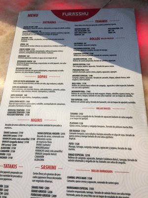 Menu photo 1 Furasshu Tijuana, BCN