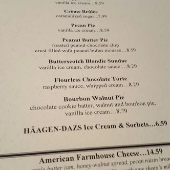Old Ebbitt Grill - Dessert Menu - Bars Near Me - Washington, DC, District of Columbia Old Ebbitt Grill - Dessert Menu - Bars Near Me - Washington, DC, District of Columbia