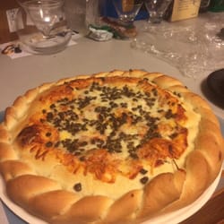 Papa Murphy's - Five meat stuffed pizza! $13.00 w/ coupon, $15.00 regularly! We each could only eat one piece, very filing!