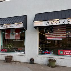 Peruvian Flavors - Exterior of building adjacent to parking lot