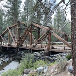 Dinkey Creek Campground - Sadly to report the river is not going this time of year.