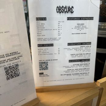 Obscure Coffee - Coffee & Tea Near Me - Brooklyn, New York