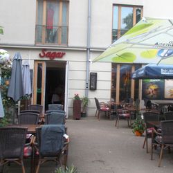Sagar - Blick auf die Terrasse am Vormittag