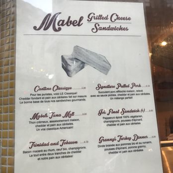 Mabel - Grilled cheese menu! - Cocktail Bars Near Me - Paris, 75 Mabel - Grilled cheese menu! - Cocktail Bars Near Me - Paris, 75