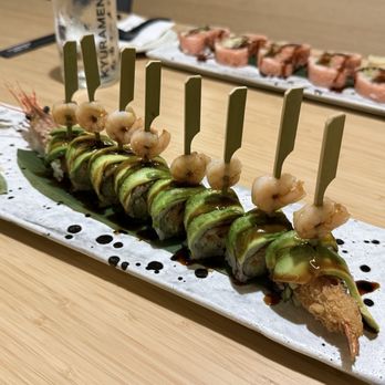 Super Kyuramen - Super Kyuramen Dragon Roll (8Pcs) - Izakaya Near Me - Herndon, Virginia Super Kyuramen - Super Kyuramen Dragon Roll (8Pcs) - Izakaya Near Me - Herndon, Virginia