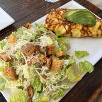 SunCafe - The Omelette & Caesar Salad - Vegan Near Me - Studio City, California SunCafe - The Omelette & Caesar Salad - Vegan Near Me - Studio City, California