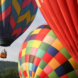 Launching the balloons