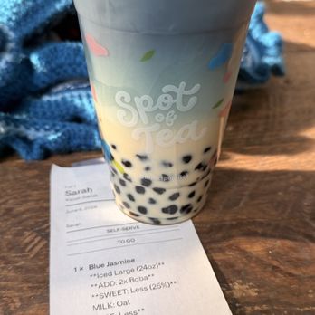 Spot of Tea - Georgetown - Blue Jasmine - Bubble Tea Near Me - Washington, DC, District of Columbia Spot of Tea - Georgetown - Blue Jasmine - Bubble Tea Near Me - Washington, DC, District of Columbia