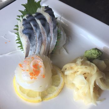 Osaka Asian Restaurant - Mackerel and Squid Sashimi - Asian Fusion Near Me - East Lyme, Connecticut