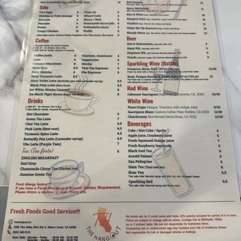 The Hangout - Menu as of 11/23/24 - Breakfast & Brunch Near Me - Walnut Creek, California The Hangout - Menu as of 11/23/24 - Breakfast & Brunch Near Me - Walnut Creek, California