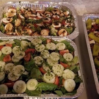 Forte Pizzeria - Fresh garden salad and an assortment of tricolored pasta - Pizza Near Me - Caldwell, New Jersey
