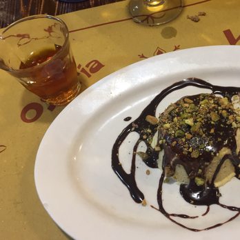 L' Brincello - Dessert with a glass of Amari. - Tuscan Near Me - Florence, FI