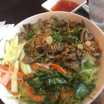 Pho 7 - Grilled pork vermicelli.... so delicious and HUGE portion! - Vietnamese Near Me - Vienna, Virginia