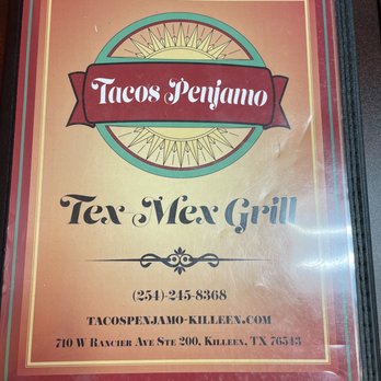 Tacos Penjamo - a sign for a mexican restaurant - Tacos Near Me - Killeen, Texas Tacos Penjamo - a sign for a mexican restaurant - Tacos Near Me - Killeen, Texas