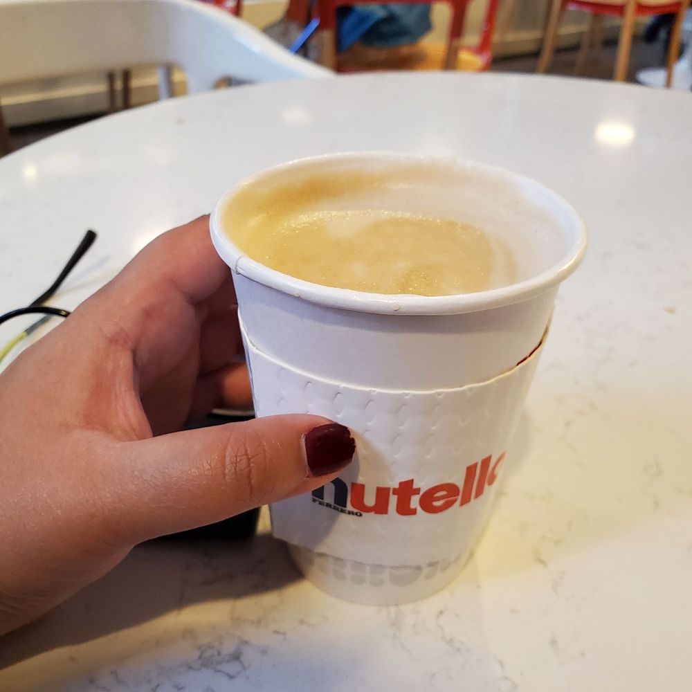Nutella Cafe - cafe au lait with hazelnut - Desserts Near Me - Chicago, Illinois Nutella Cafe - cafe au lait with hazelnut - Desserts Near Me - Chicago, Illinois