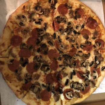 Tower Pizza - Pepperoni, Sausage, and Mushroom Pizza. - Italian Near Me - Pahrump, Nevada Tower Pizza - Pepperoni, Sausage, and Mushroom Pizza. - Italian Near Me - Pahrump, Nevada