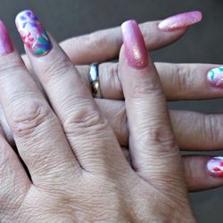 Nail Salon Homewood Nailique Spa - My nails are ready for Spring even if the weather isn't cooperating. Nail Tech - Rena