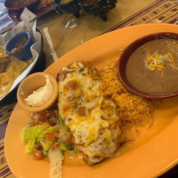 Cactus Grill - Chimichanga so yummy! Chips yummy!  Margarita yummy! Must try! - Mexican Near Me - Manassas, Virginia