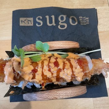 Sugo Hand Roll Bar - Shrimp Tempura - Sushi Bars Near Me - Seattle, Washington Sugo Hand Roll Bar - Shrimp Tempura - Sushi Bars Near Me - Seattle, Washington