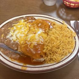 Kids bean and cheese burrito