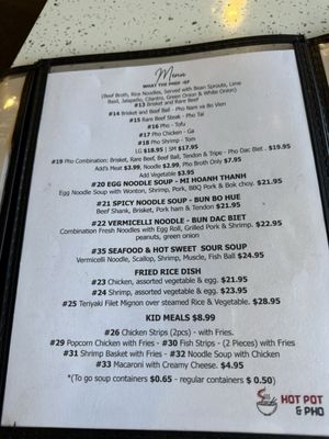 Menu photo 1 Hot Pot & Pho Spokane Valley, WA Menu photo 1 Hot Pot & Pho Spokane Valley, WA