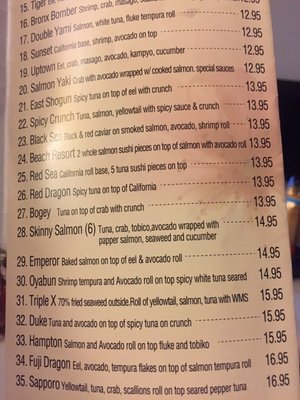Menu photo 5 Fuki Sushi River Edge, NJ