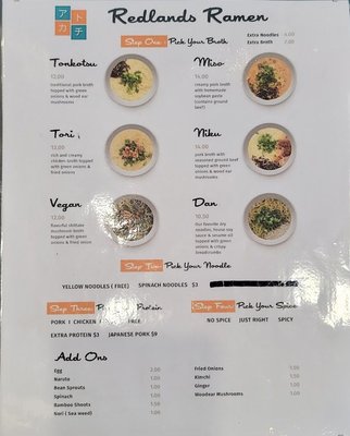 Menu photo 8 Redlands Ramen Redlands, CA